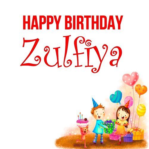 Открытка Zulfiya Happy birthday