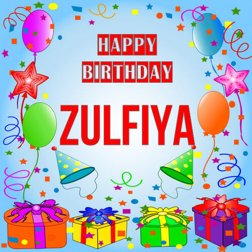 Открытка Zulfiya Happy birthday