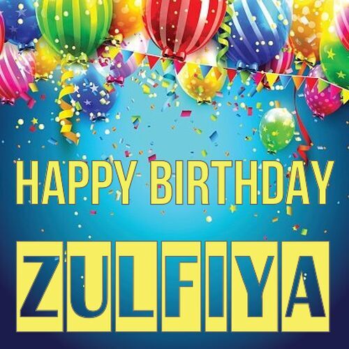 Открытка Zulfiya Happy birthday