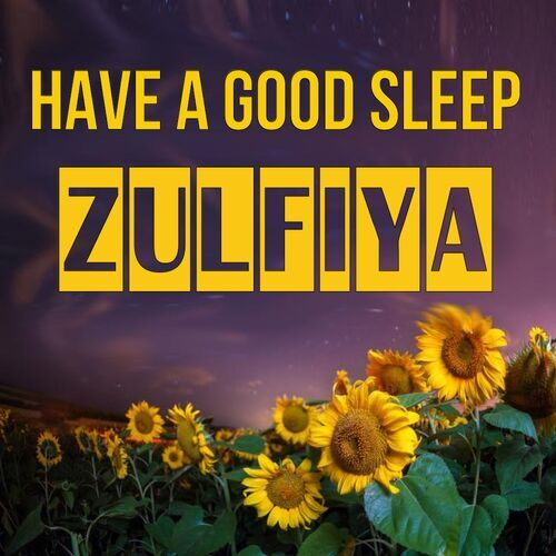 Открытка Zulfiya Have a good sleep