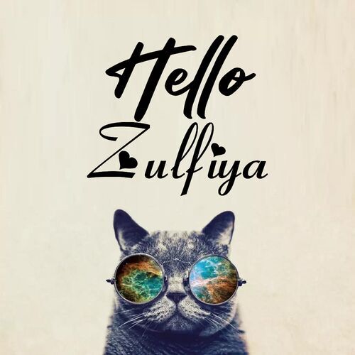 Открытка Zulfiya Hello