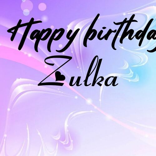 Открытка Zulka Happy birthday